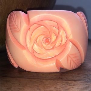 Coral Rose 3D Bangle